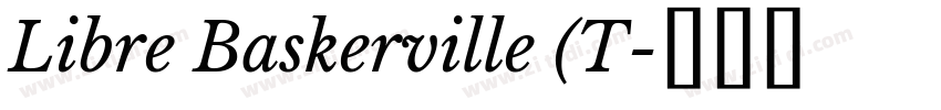 Libre Baskerville (T字体转换